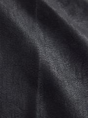 Black Faux Leather Bootcut Trousers - Image 8 of 8