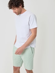 Verde - Bermudas cargo elásticos de Threadbare - Imagen 1 de 4