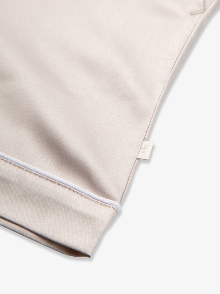 The Little Tailor Natural Satin Button Through Short Pyjamas Set - Image 14 of 14 The Little Tailor Natural Satin Button Through Short Pyjamas Set - Image 14 of 14