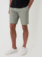Threadbare Sage Green Stretch Chino Shorts - Image 2 of 4