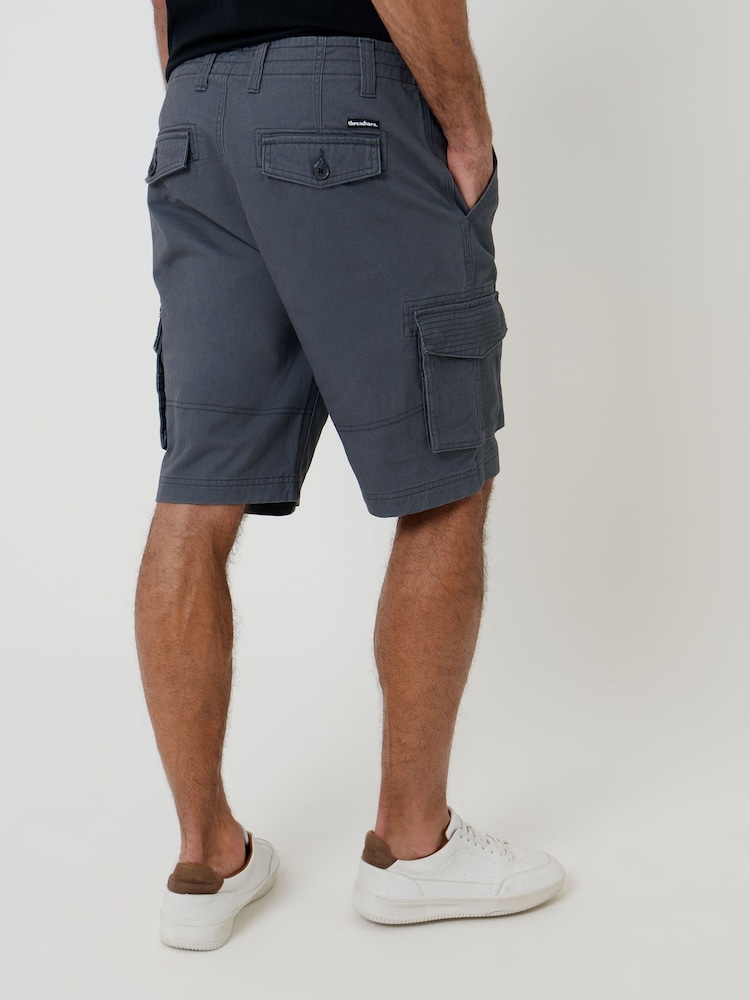 Threadbare Grey Cargo Shorts - Image 2 of 4