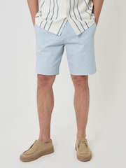 Azul claro - Bermudas cargo elásticos de Threadbare - Imagen 4 de 4