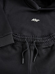 কালো NXT - Heavy Weight Sign Off Hoodie Joggers Set (3-16yrs) - 9এর মধ্যে 9 ছবি