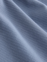 Albastru - Tricouri polo Smart Texture cu croială clasică - Imaginea 7 din 7