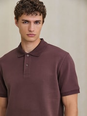 Mov lila - Tricouri polo Smart Texture cu croială clasică - Imaginea 1 din 7