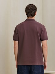 Mov lila - Tricouri polo Smart Texture cu croială clasică - Imaginea 4 din 7