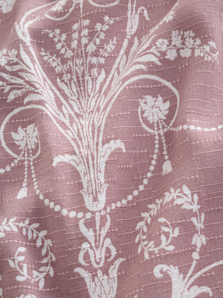 Laura Ashley Pink/Mink Josette Dressing Gown - Image 4 of 4
