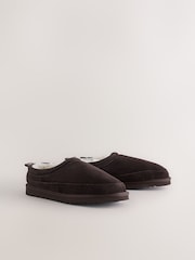 Brown Closeback Slippers - Image 1 of 5