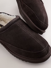 Brown Closeback Slippers - Image 4 of 5