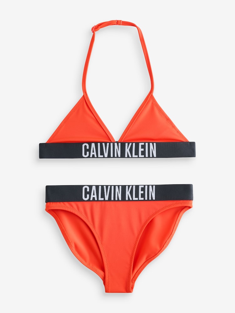 Calvin Klein Red Intense Power Triangle Bikini Set - Image 1 of 1
