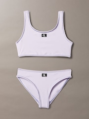Calvin Klein Purple Bralette Bikini Set - Image 1 of 1