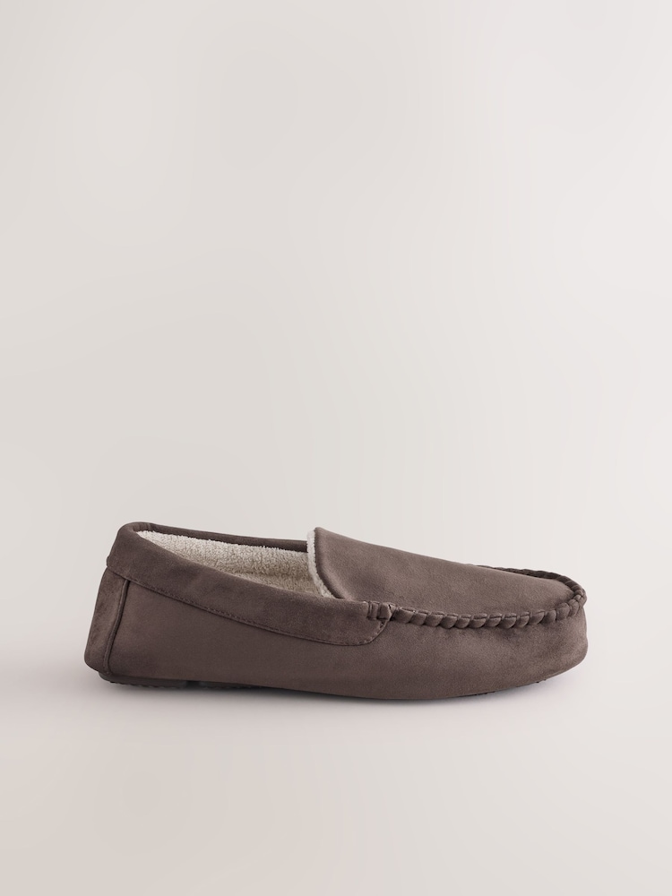 Brown Moccasin Slippers - Image 2 of 5