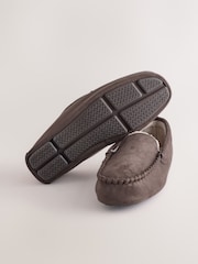 Brown Moccasin Slippers - Image 3 of 5