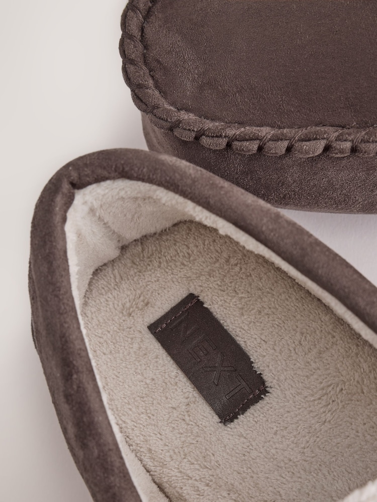 Brown Moccasin Slippers - Image 5 of 5