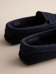 海军 - Signature Suede Moccasin Slippers - 图片10 / 10