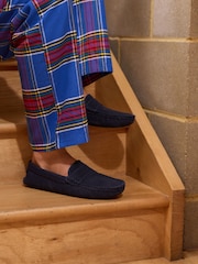 海军 - Signature Suede Moccasin Slippers - 图片4 / 10