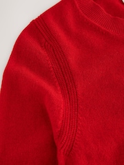Red N.Premium Wool Crew Neck Knit Jumper - Image 7 of 7
