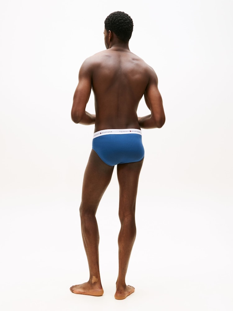 Tommy Hilfiger Blue Briefs 3 Pack - Image 2 of 7