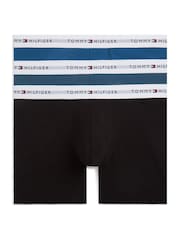 Tommy Hilfiger Blue Boxer Briefs 3 Pack - Image 1 of 6