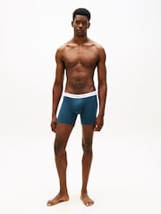 Tommy Hilfiger Blue Boxer Briefs 3 Pack - Image 3 of 6
