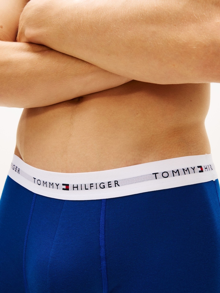 Tommy Hilfiger Black Printed Underwear Trunks 7 Pack - Image 6 of 6