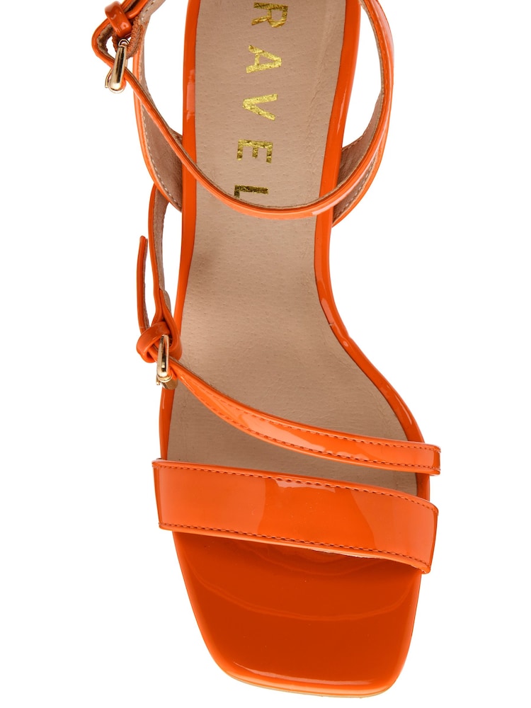 Ravel Orange Ankle Strap Sandals - Image 4 of 4