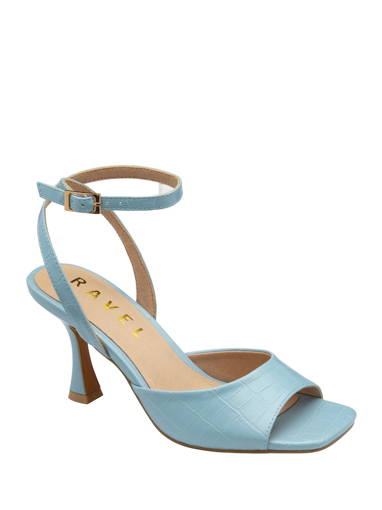Ravel Blue Ankle Strap Sandals - Image 1 of 4 Ravel Blue Ankle Strap Sandals - Image 1 of 4