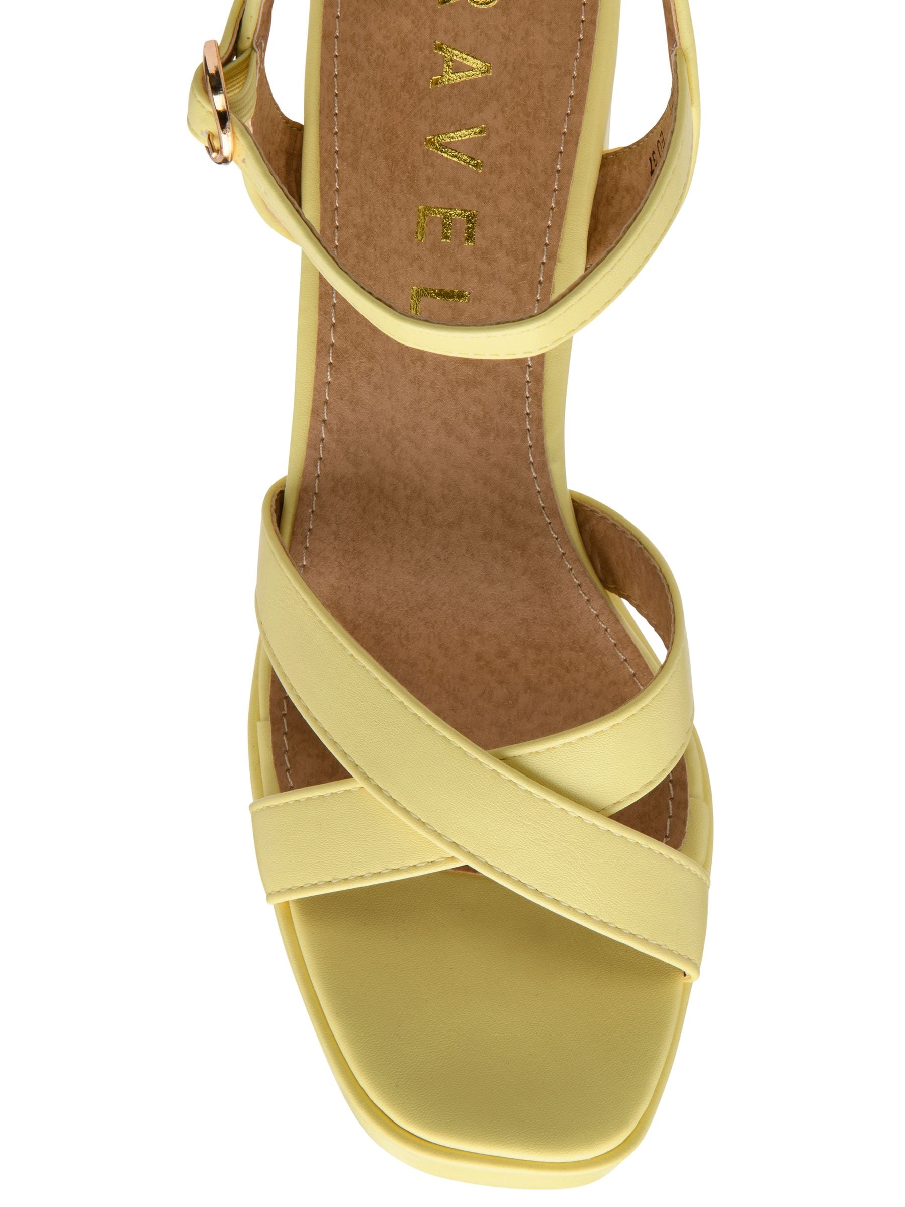 Buy Ravel Yellow Open-Toe Platform Sandals from the Next UK online