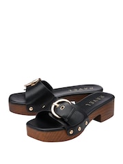 Ravel Black Clog Sandals - Image 2 of 4