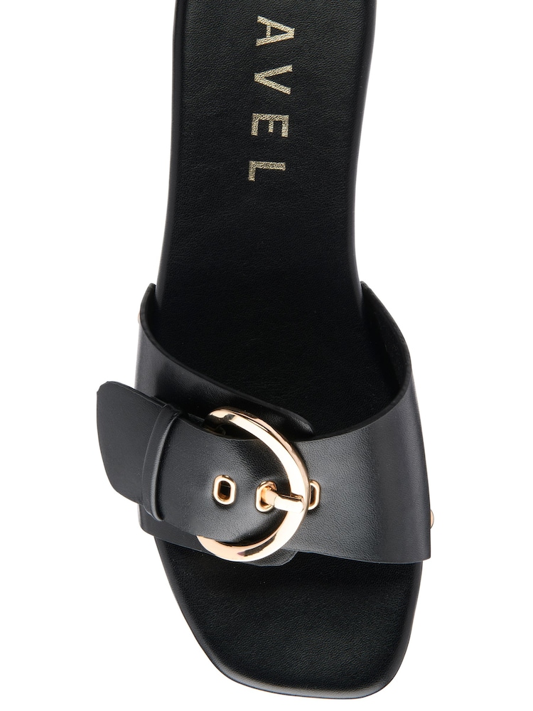 Ravel Black Clog Sandals - Image 4 of 4