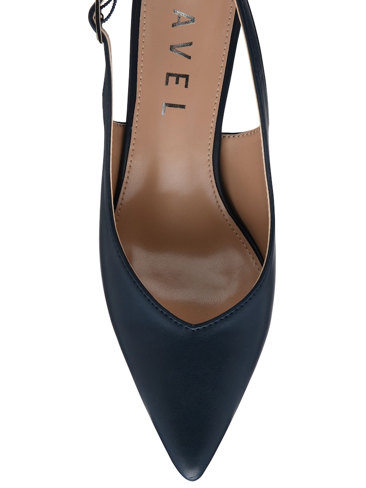 Ravel Blue Slingback Court Shoes - Image 4 of 4 Ravel Blue Slingback Court Shoes - Image 4 of 4