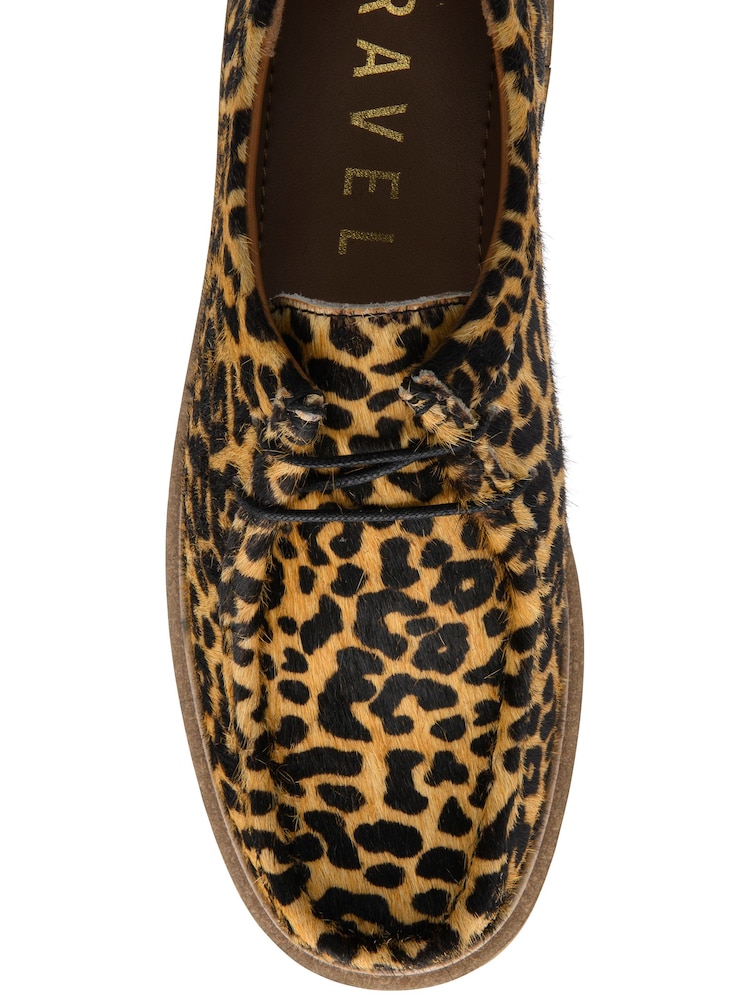 Ravel Animal Leather Flat Shoes - Image 4 of 4