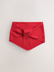 Red N.Premium Cashmere Wool Triangle Scarf - Image 6 of 8