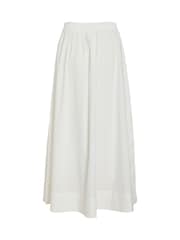 Rouge Edit White Poplin High Waist Ankle Skirt - Image 2 of 2