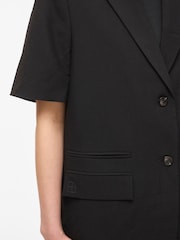 Rouge Edit Short Sleveve Tailored Blazer - Attēls 5 no 7