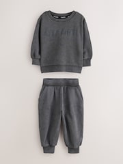 smALLSAINTS Underground Oversized Sweatshirt and Joggers Set - Imaginea 7 din 12