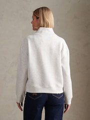 U.S. Polo Assn Grey Half Zip Sweatshirt - Image 4 of 8