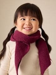 莓份色 - Cosy Tapered Scarf (3-16yrs) - 圖片 1，共 4