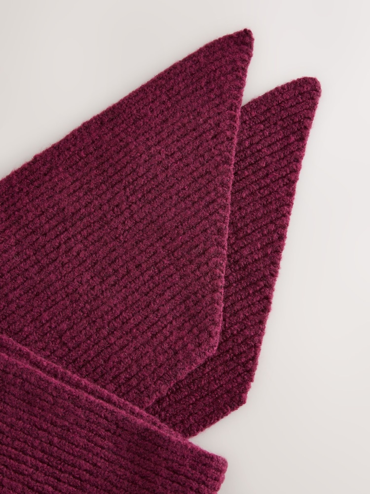 莓份色 - Cosy Tapered Scarf (3-16yrs) - 圖片 4，共 4