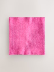 Fluro Pink Cosy Knitted Snood (1-16yrs) - Image 2 of 4