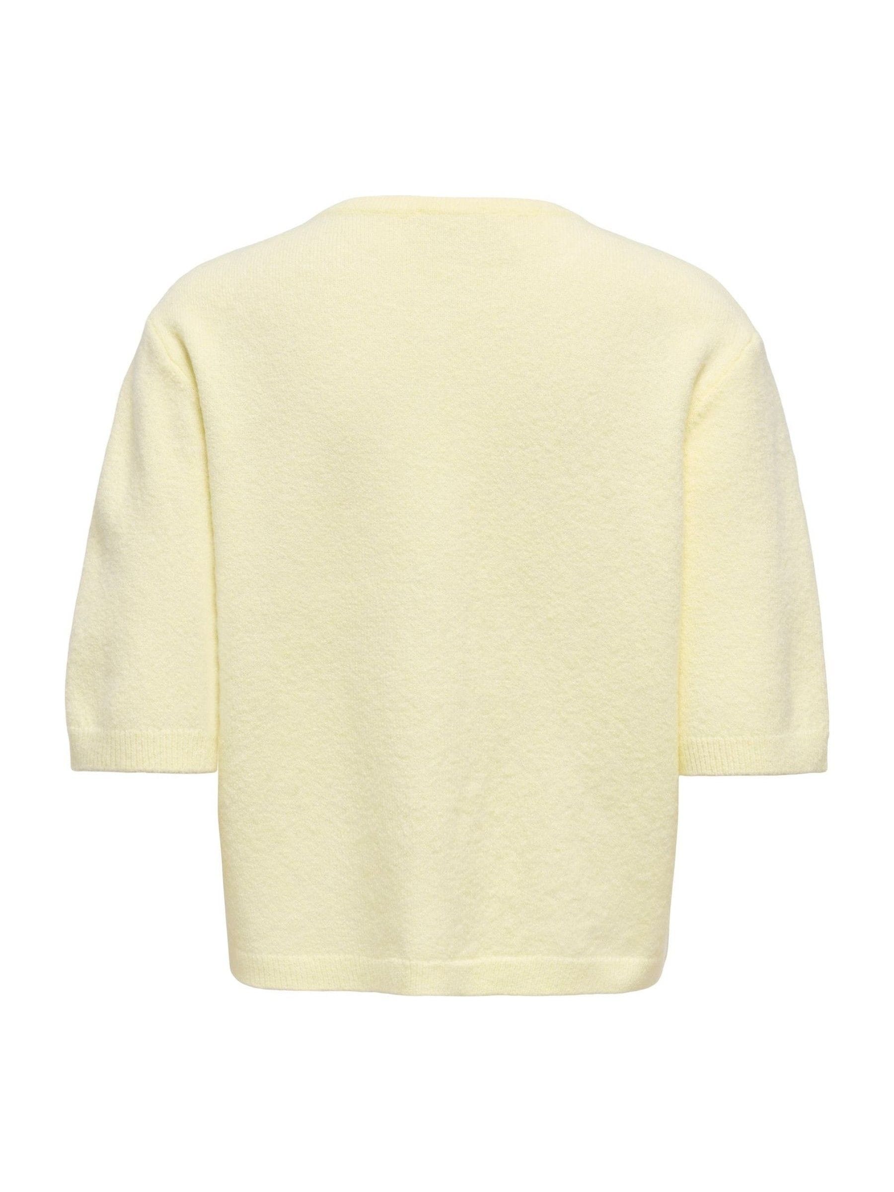 Y Buy JDY Yellow Short Sleeve Pearl Button Cardigan from Next USA