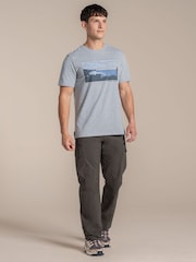 Craghoppers Grey National Trust Sabden Short Sleeved T-Shirt - Image 3 of 4
