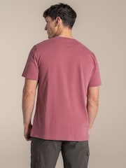 Craghoppers Red National Trust Sabden Short Sleeved T-Shirt - Image 2 of 4