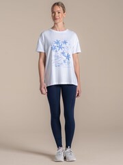 Craghoppers White National Trust Bistort Short Sleeved T-Shirt - Image 1 of 4