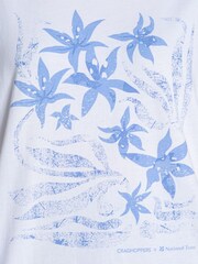 Craghoppers White National Trust Bistort Short Sleeved T-Shirt - Image 3 of 4