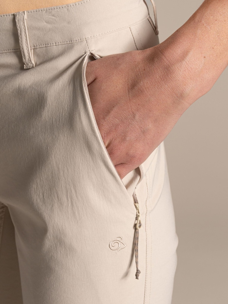 Craghoppers Brown Kiwi Pro Cropped Trousers - Image 6 of 6