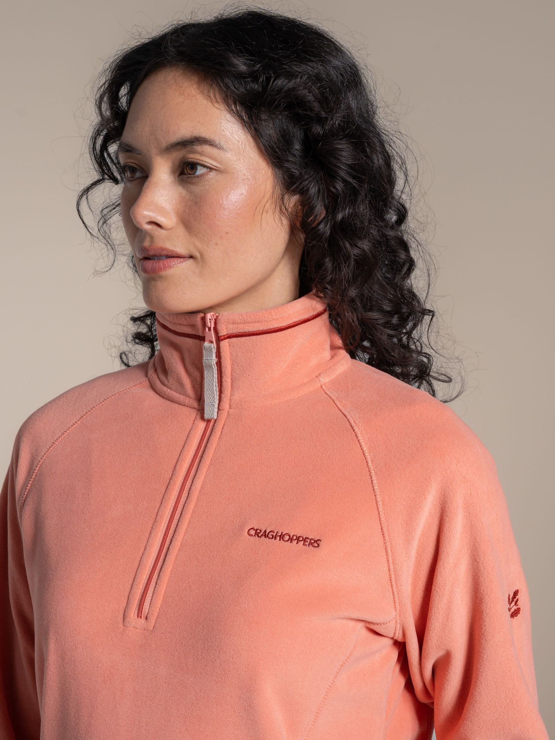 Buy Craghoppers Orange National Trust Miska Half Zip Fleece from