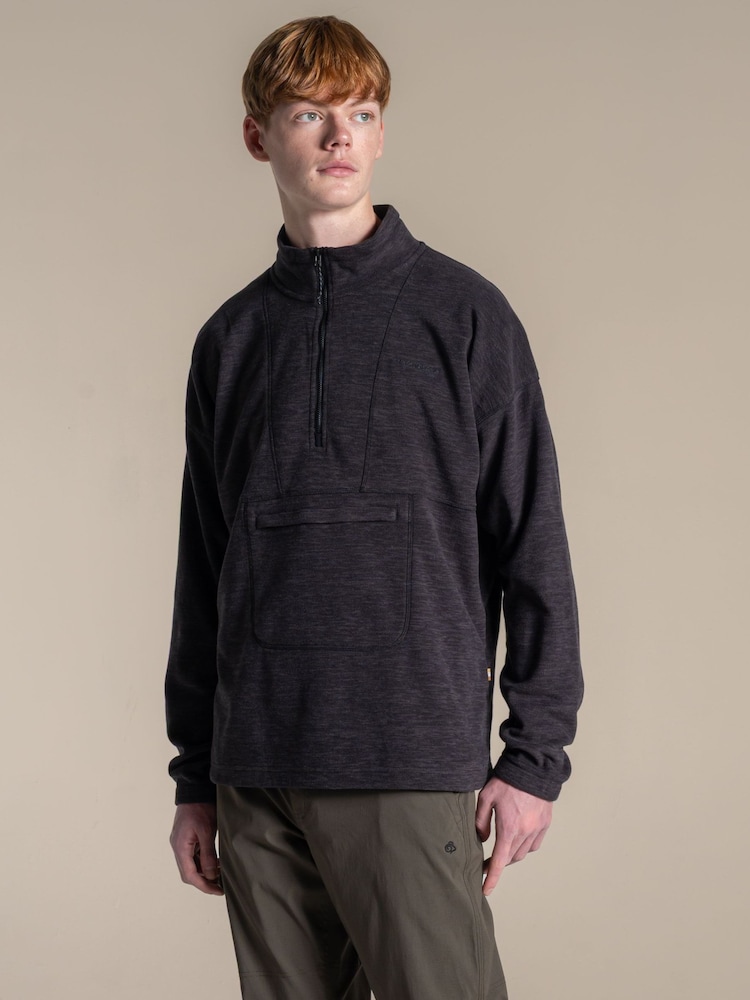 Craghoppers Duke of Edinburgh Esk Half Zip Black Fleece - Image 1 of 5 Craghoppers Duke of Edinburgh Esk Half Zip Black Fleece - Image 1 of 5