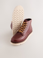 Crveno/Brown - Leather Apron Boots - Slika 3 od 5