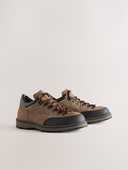 Light Brown Suede Low Hiker Boots - Image 5 of 9